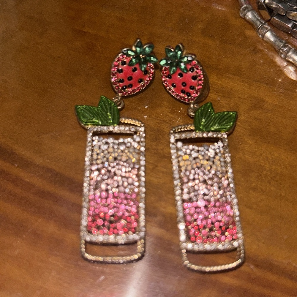 Strawberry mojito Earrings